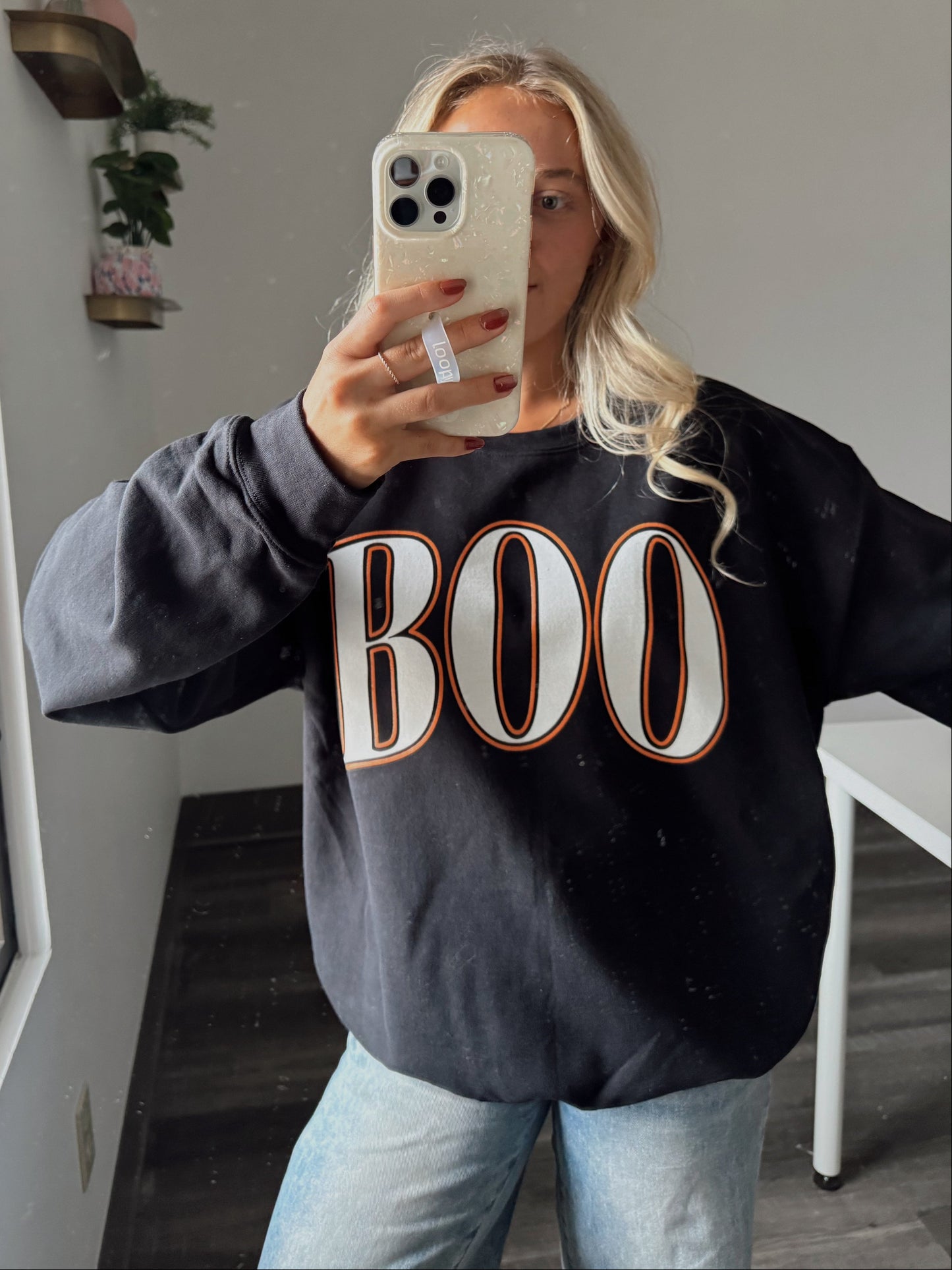 Boo Crewneck Sweatshirt