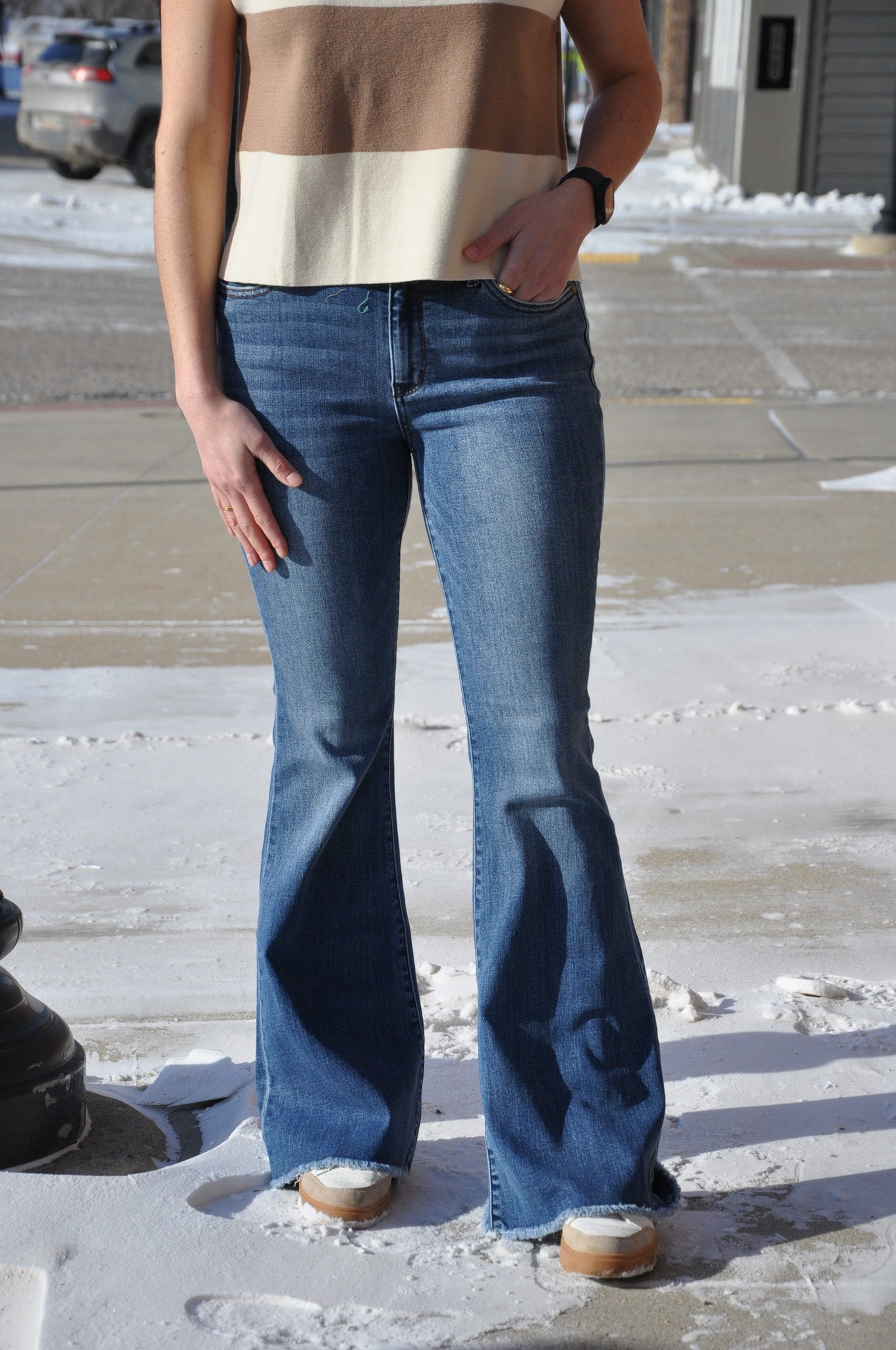 Judy Blue MR Vintage Wash Flare
