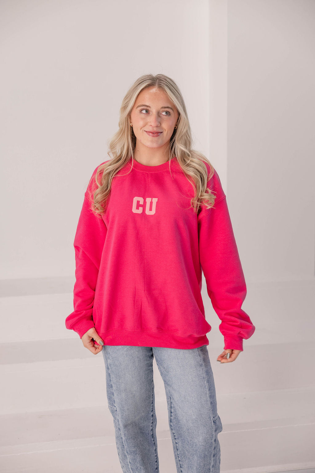 CU Crewneck Sweatshirt (Pink)