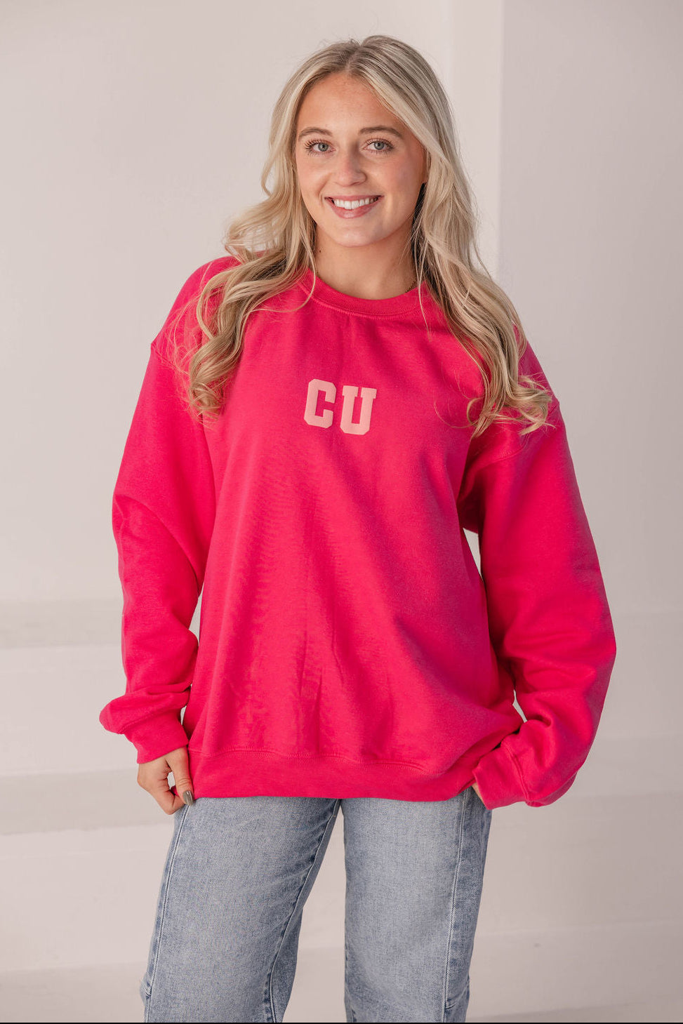 CU Crewneck Sweatshirt (Pink)