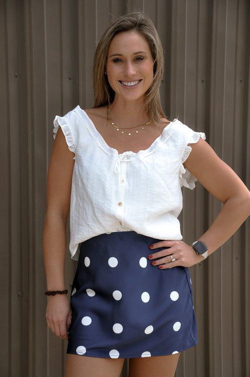 Short Lined Satin Bias Mini Skirt