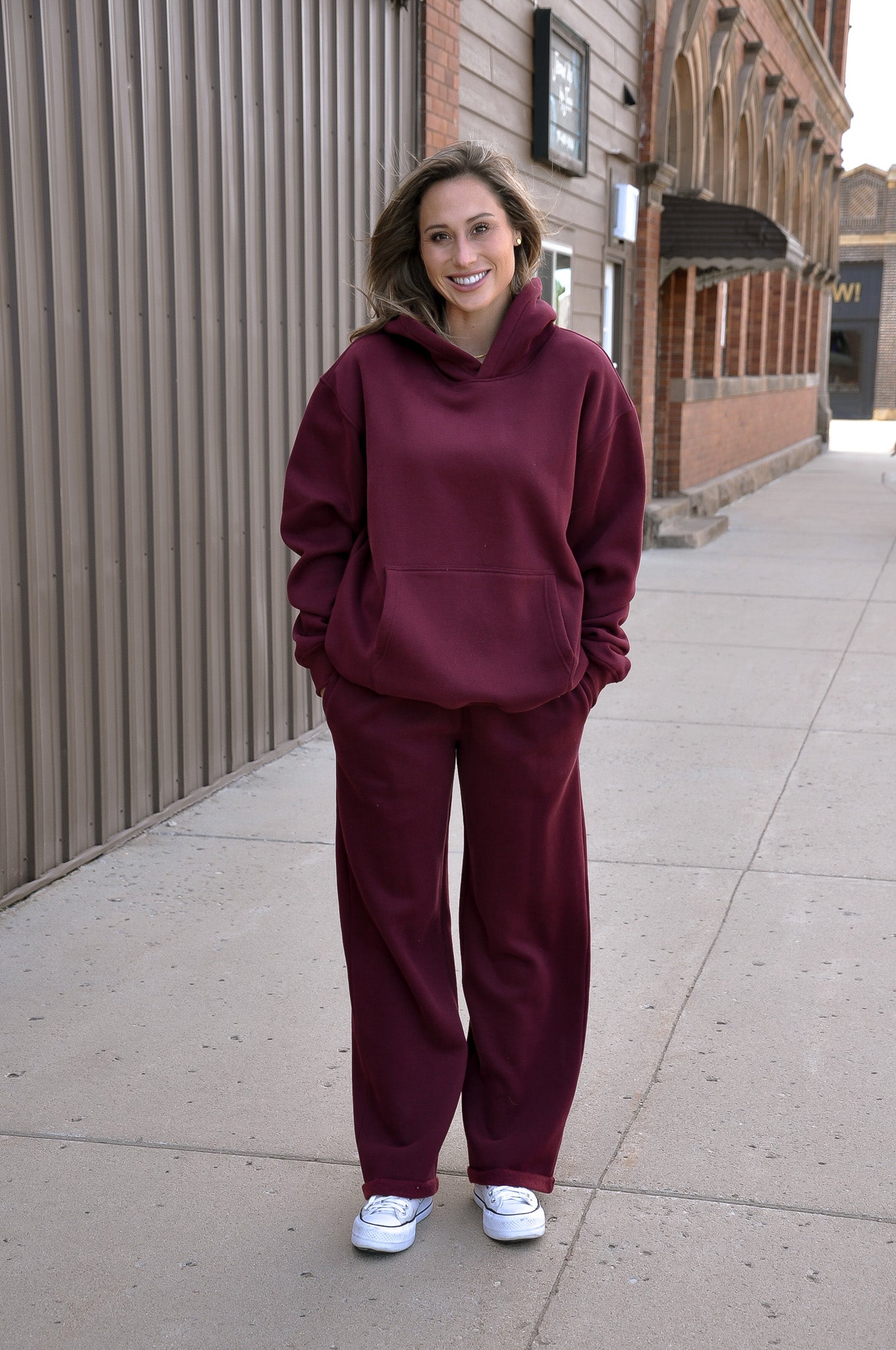 Lani Cloud Fleece Wide Leg Sweat Set
