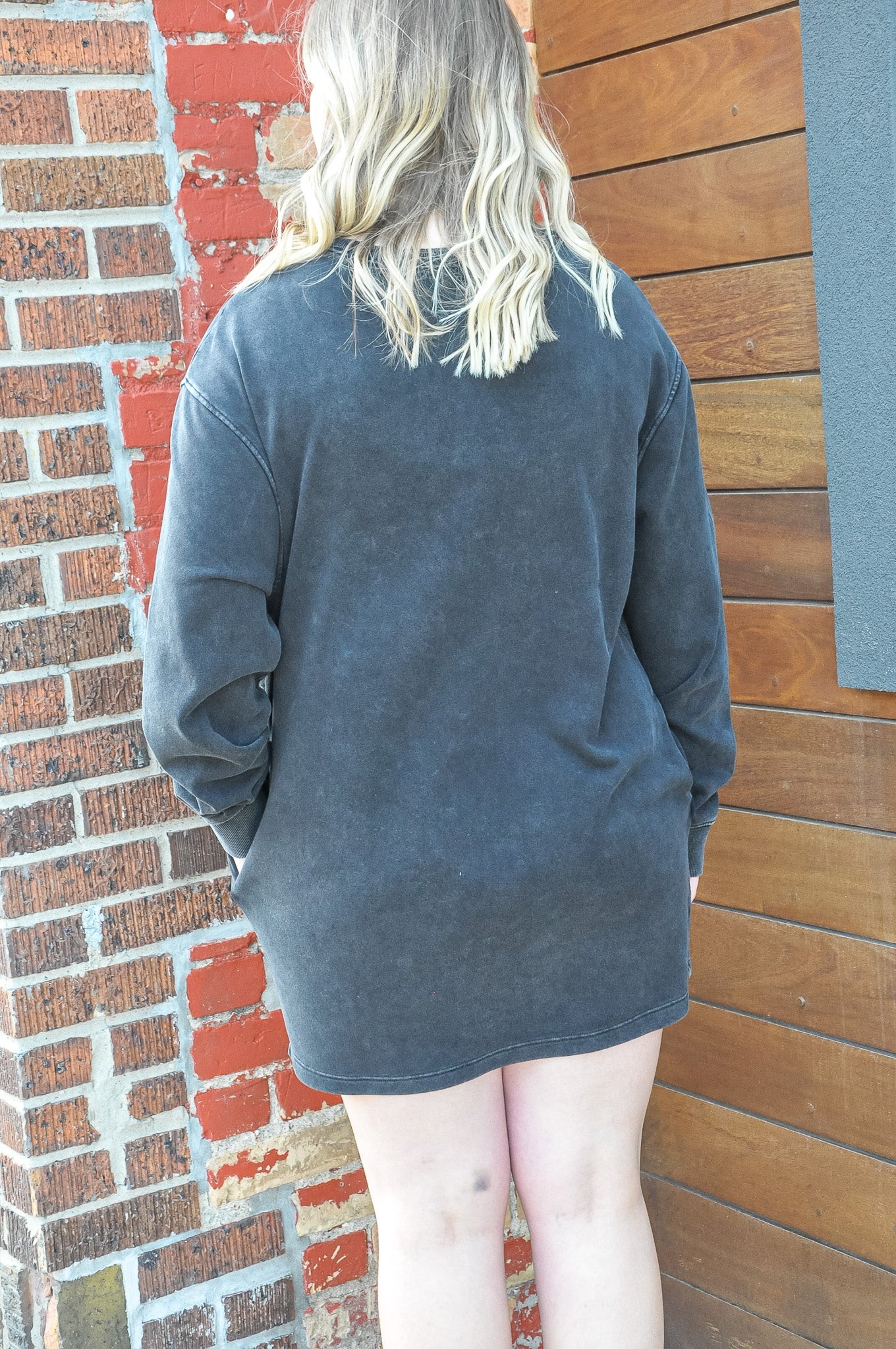 Long Sleeve Oversized Mini Dress