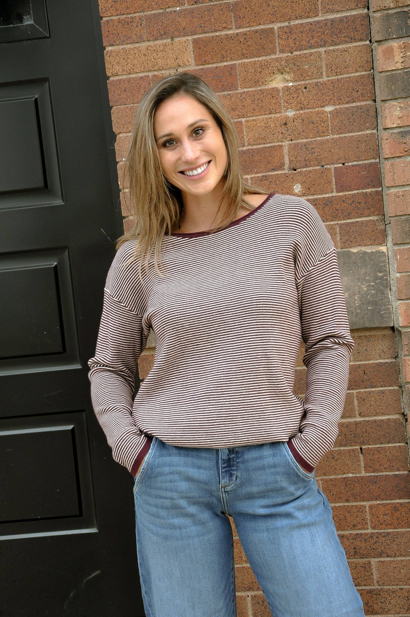 Mini Waffle Textured Sweater
