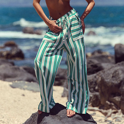 Free Spirit Stripe Wide Leg Pants