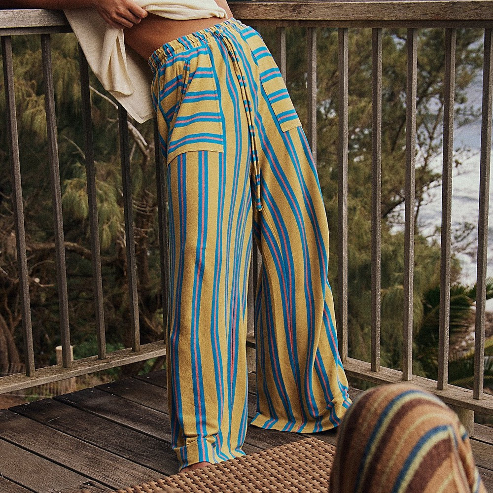Free Spirit Stripe Wide Leg Pants