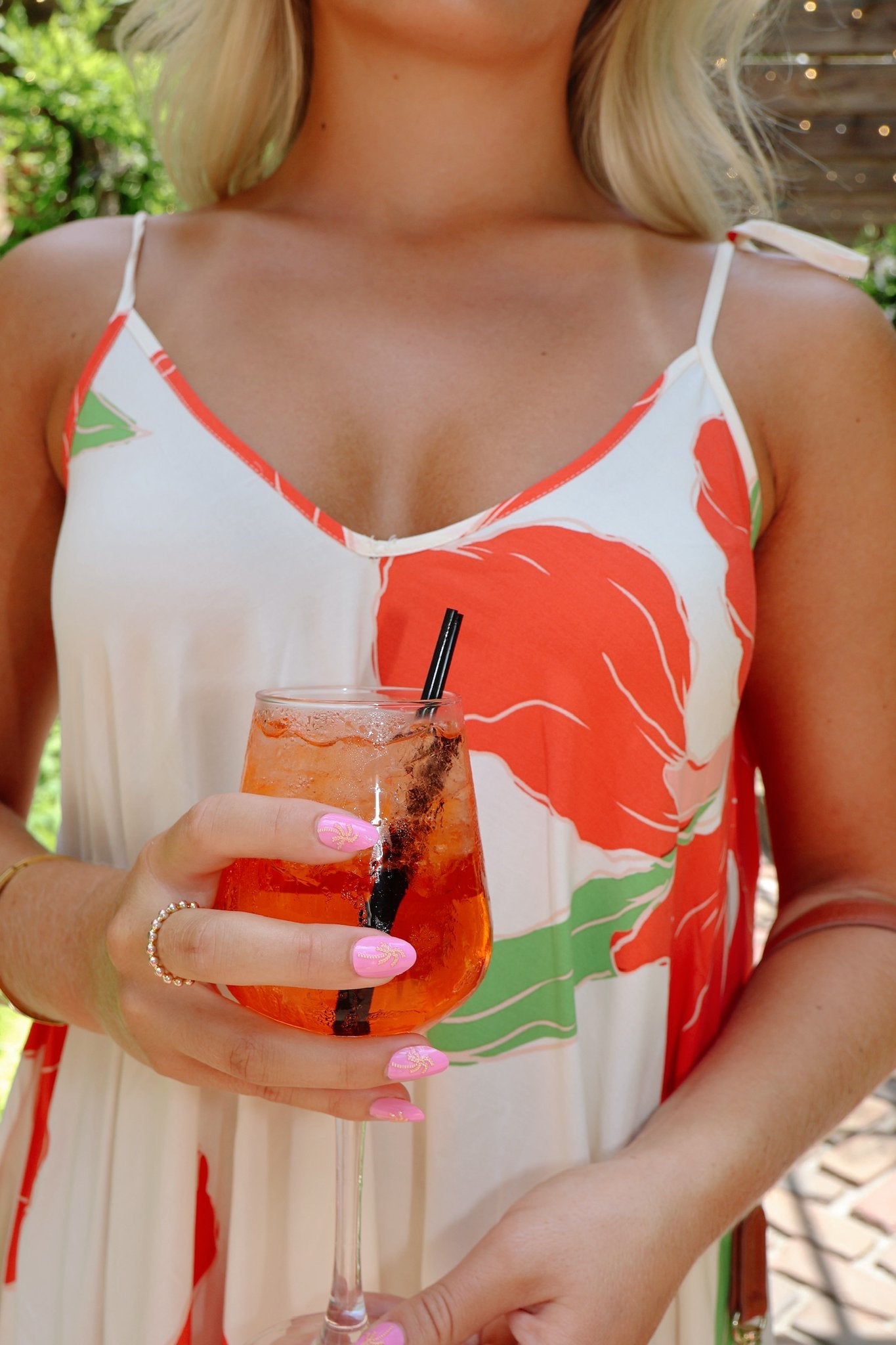 Coral Crush Maxi Dress