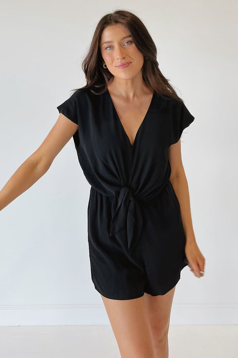 Connie V-Neck Romper