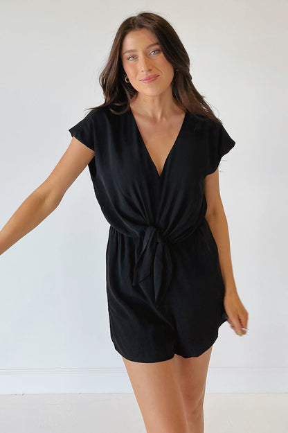 Connie V-Neck Romper