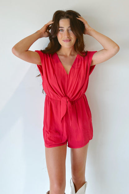 Connie V-Neck Romper