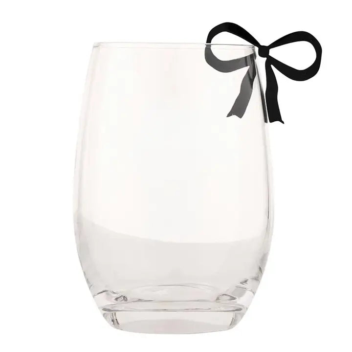 Bow Acrylic Drink Tags