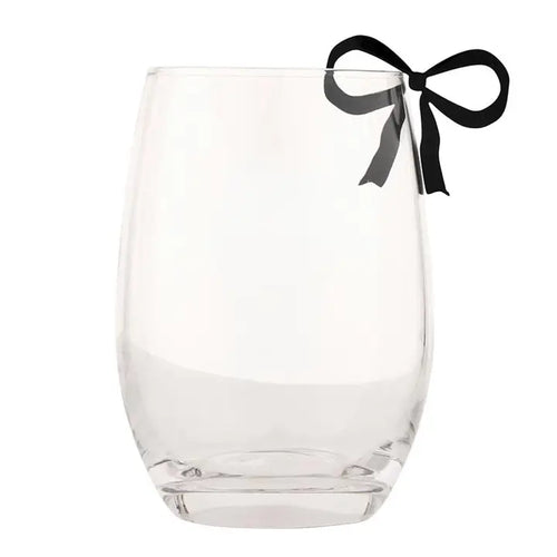 Bow Acrylic Drink Tags