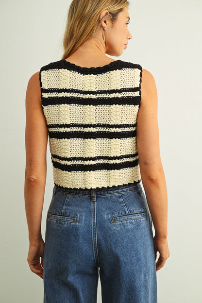 Coastal Muse Crochet Top