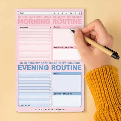 AM/PM Routine Notepad