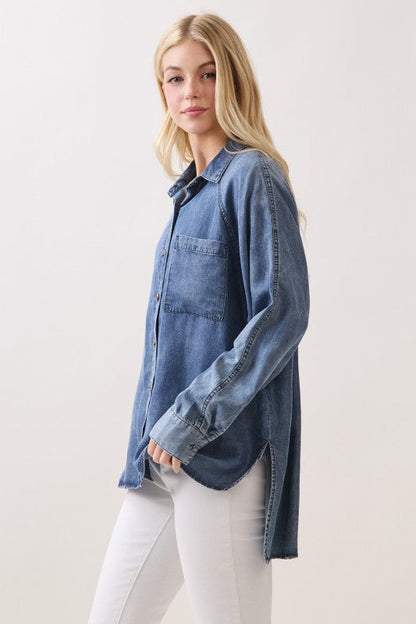 Daytona Denim Top