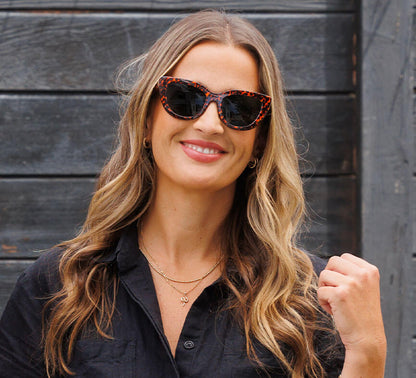 Capri Sunglasses (Leopard Tortoise)