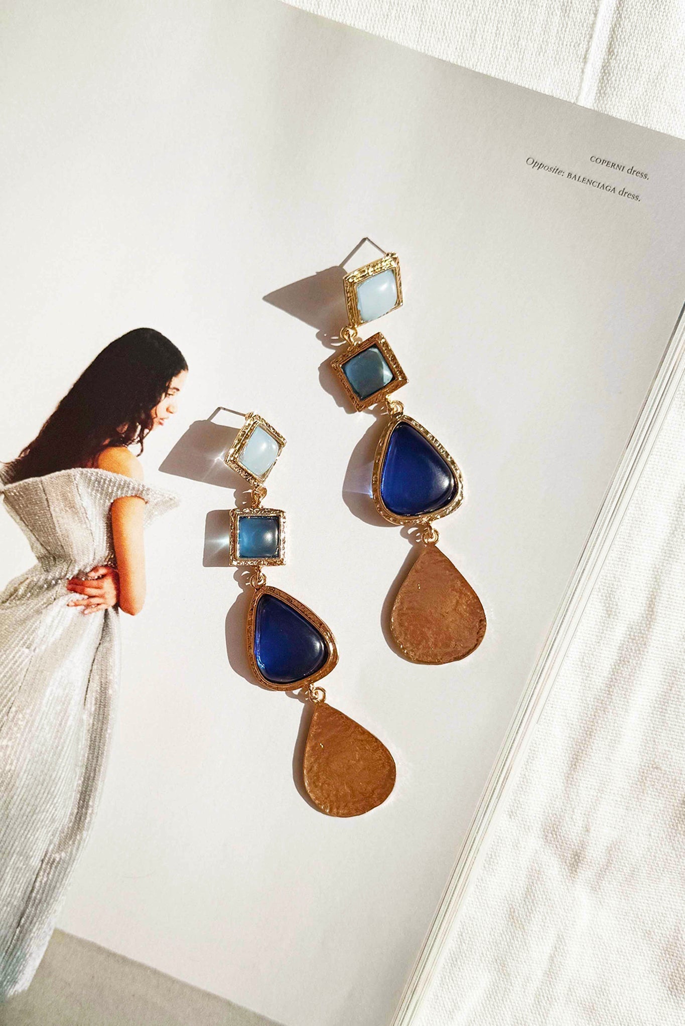 Best In Night Earrings - Blue