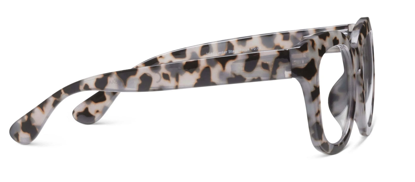 Center Stage Glasses (Gray Tortoise +1.00)
