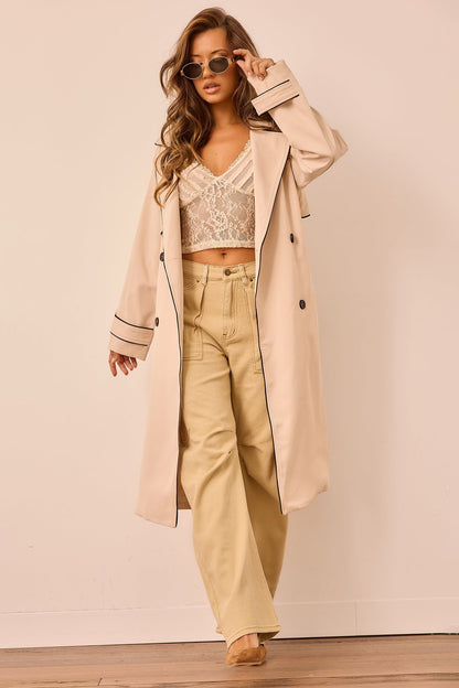 Calla Lilly Trench Coat - Beige