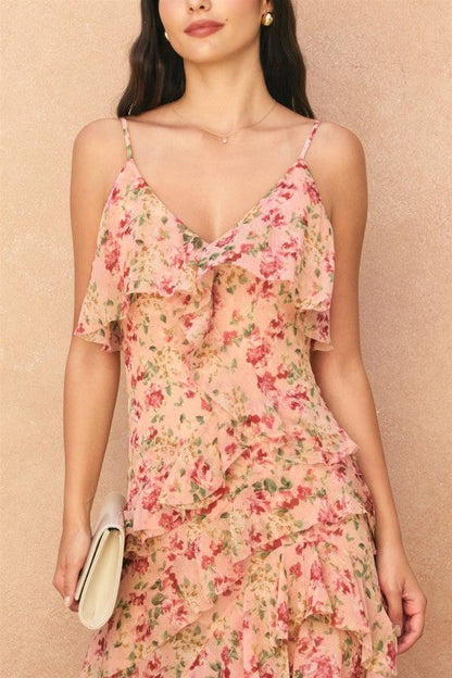 Blush Garden Maxi Dress