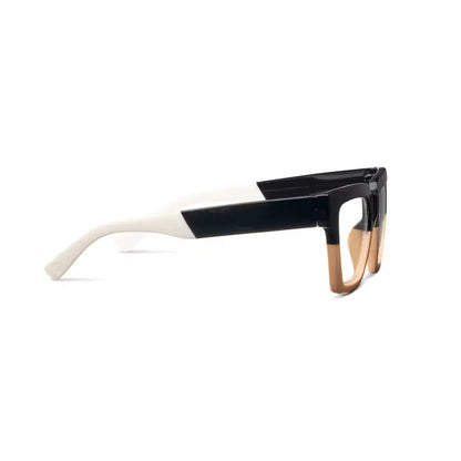 Black/Tan Take A Bow Glasses +1.00