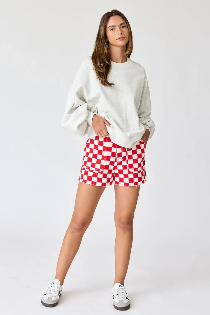 Checkmate Denim Shorts