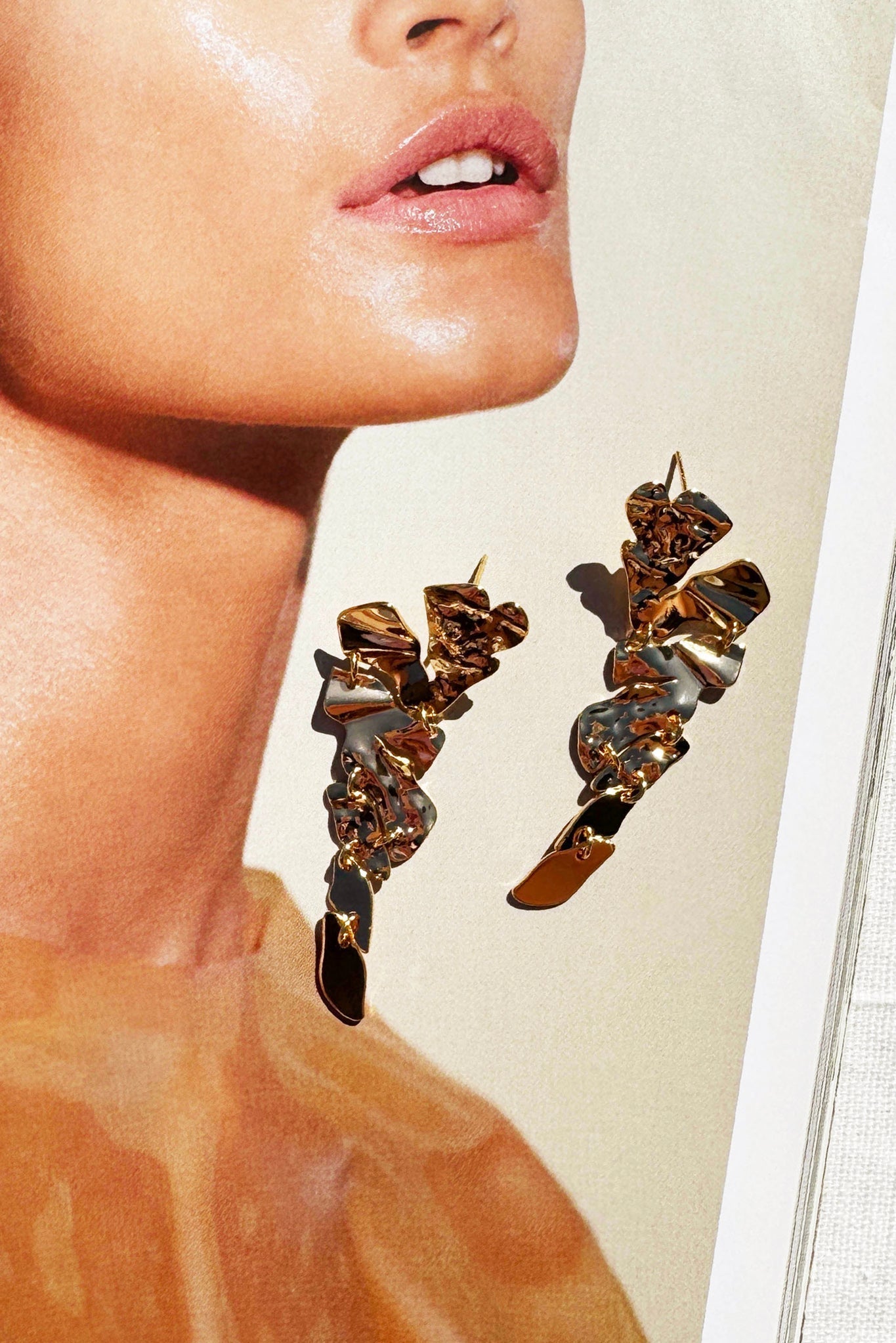 Cosmos Earrings - Gold