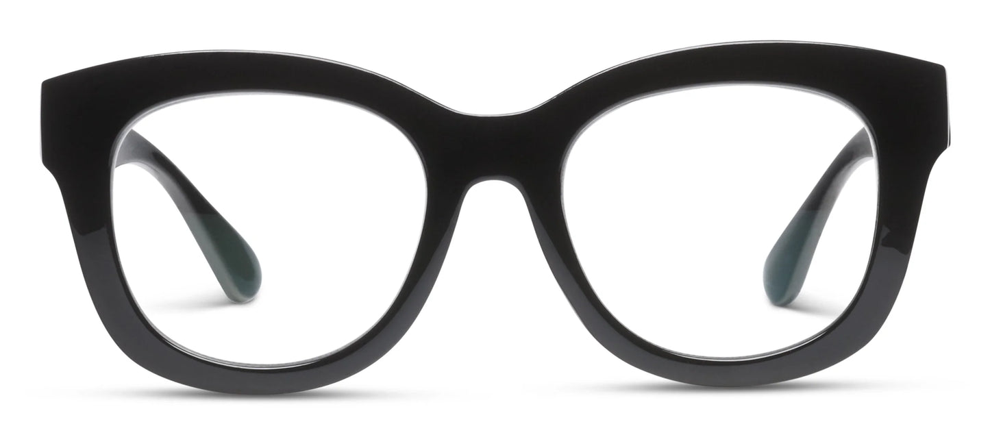 Center Stage Reading Glasses (Black +1.00)