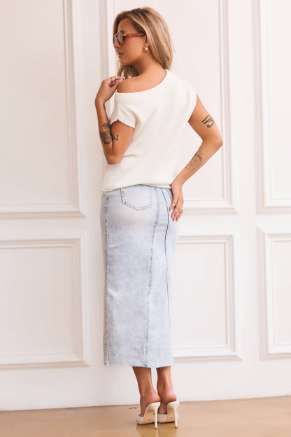 Dance In The Sun Knit Top - White