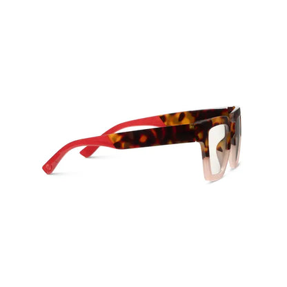 Blush Tortoise Take A Bow Glasses +1.25