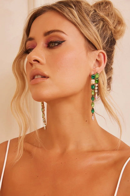Extratropical Earrings - Green