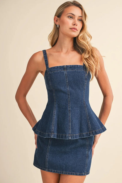 Dolly Denim Mini Skirt
