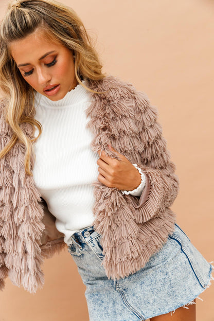Forever My Honey Jacket - Camel