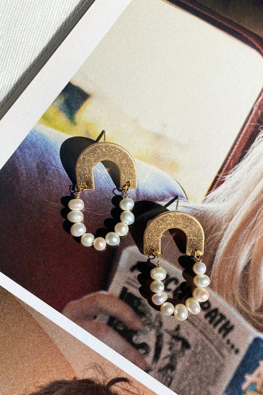 Laylah Earrings - White Gold