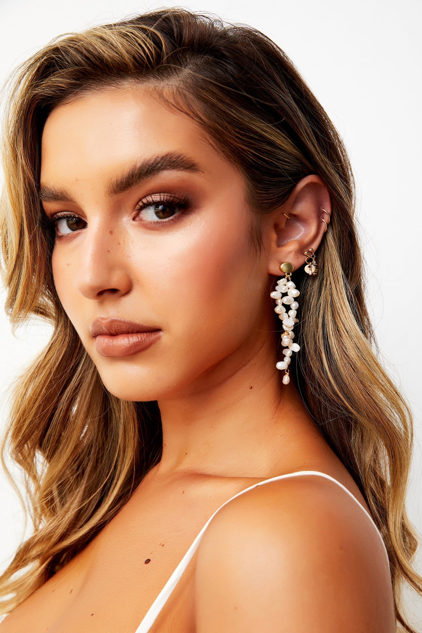 Permission To Love Earrings - White