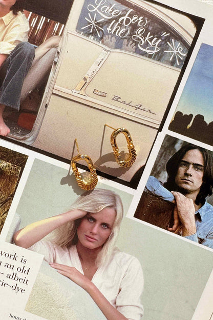 Rhythm Earrings - Gold