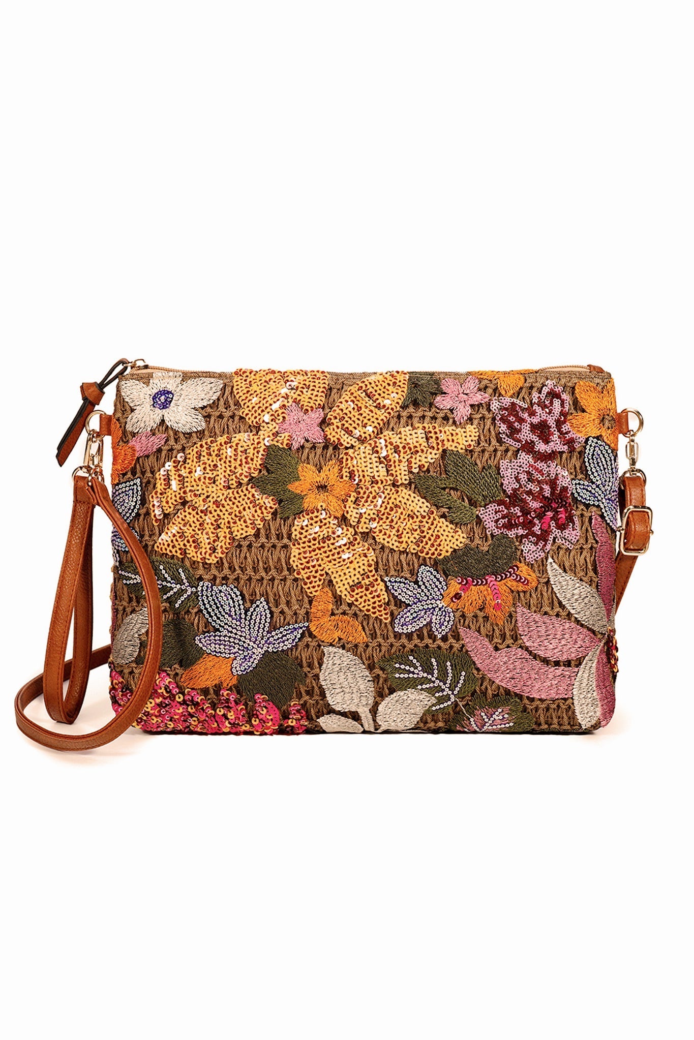 Solstice Weave Bag - Orange Multi