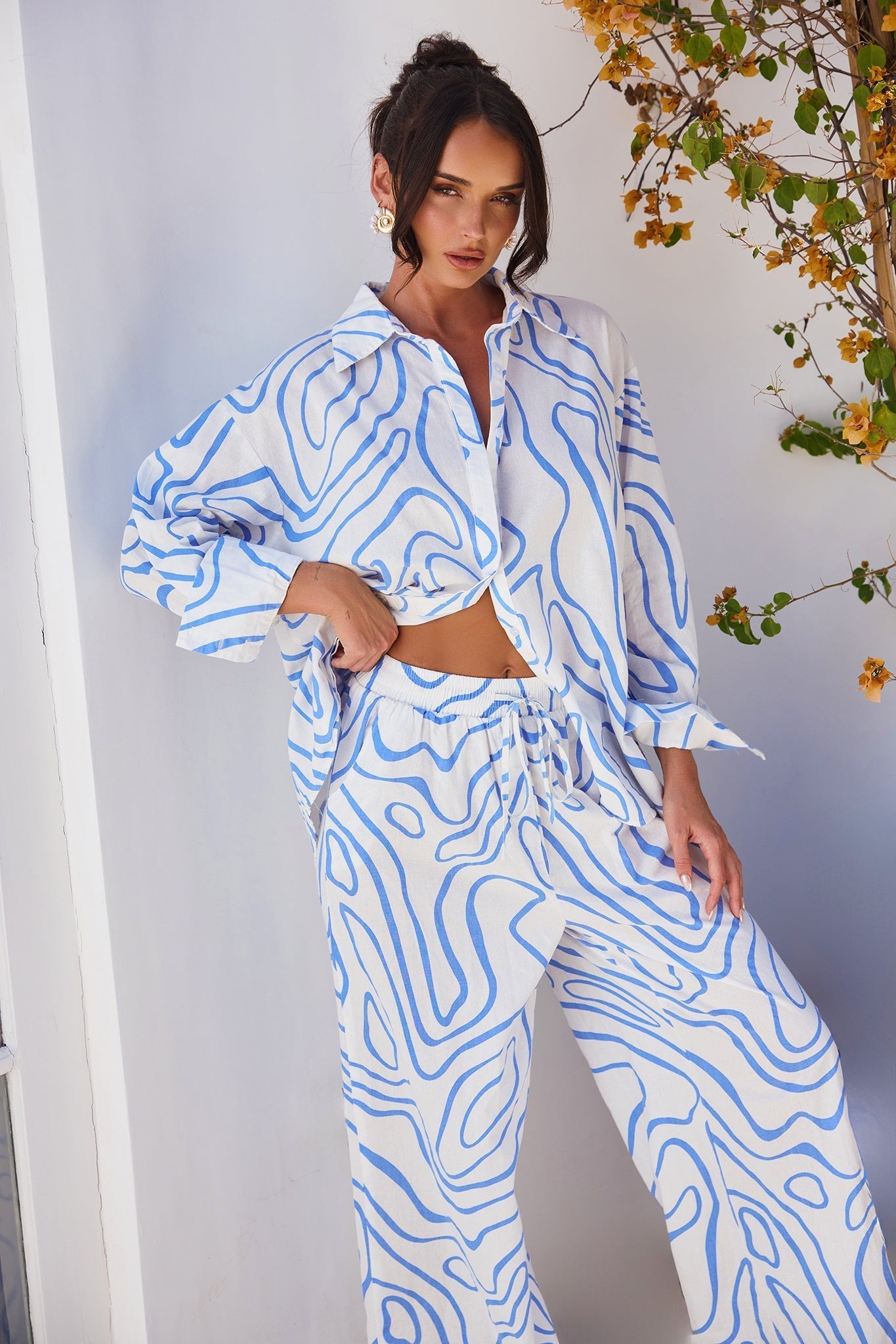 Sunlights In Capri Pants - Blue
